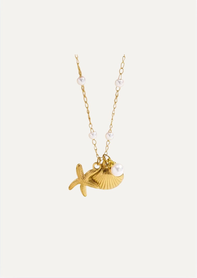 Coastal Pearl Necklace