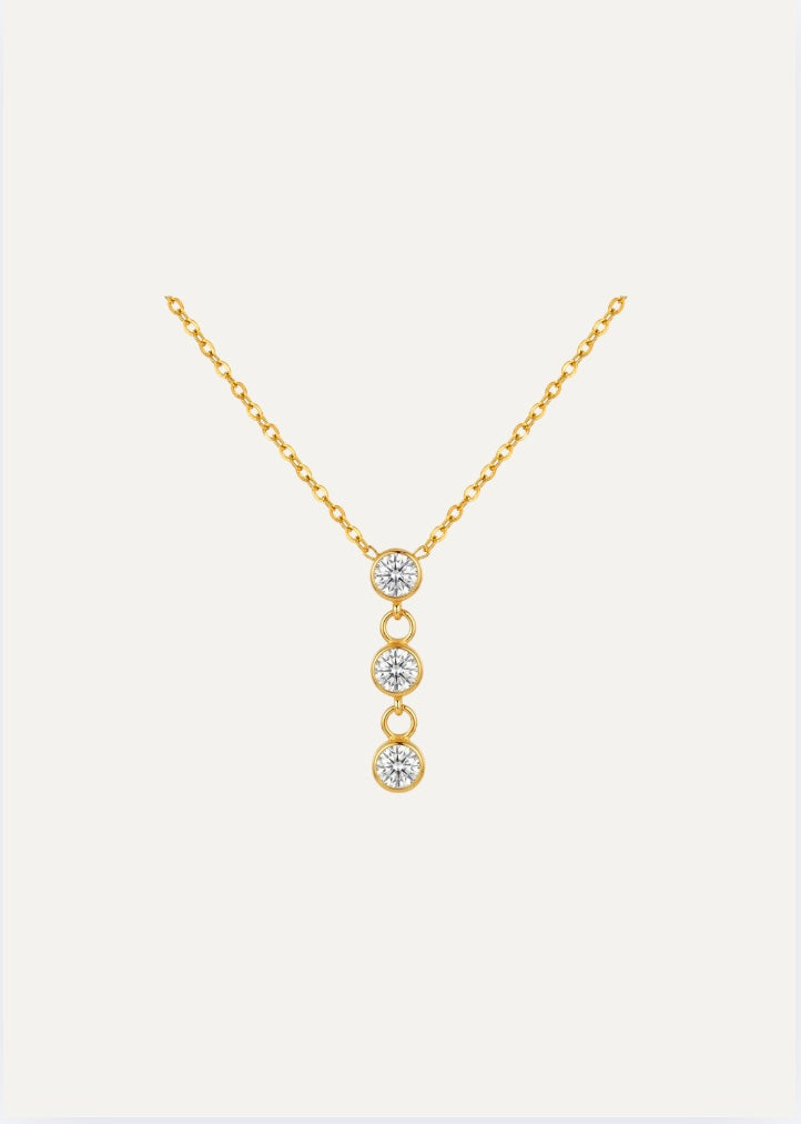 Crystal Drop Necklace
