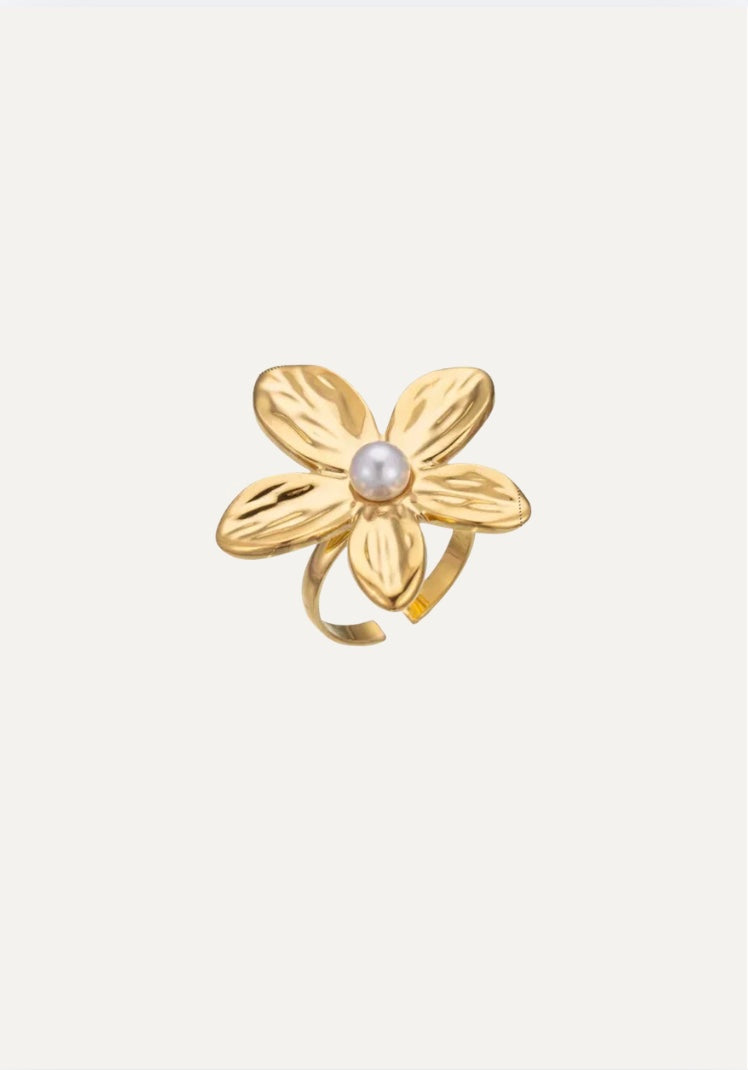 Golden Bloom Ring