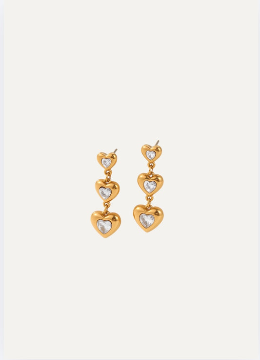 Amour Heart Earrings