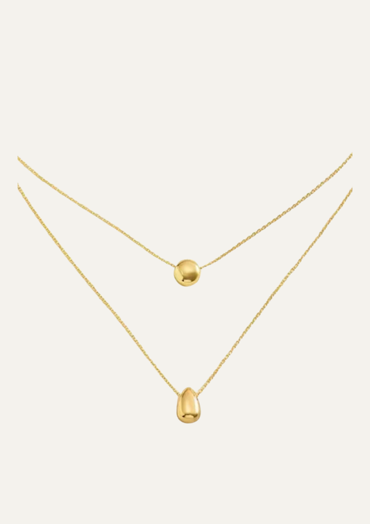 Duo Drop Necklace