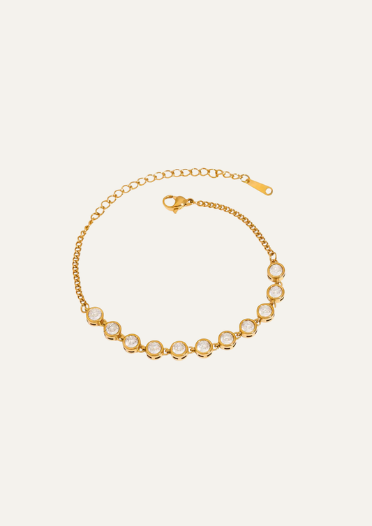 Classic Gold Crystal Bracelet