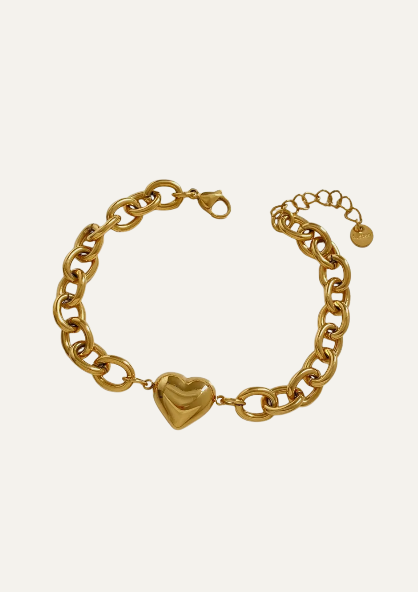Bold Heart Bracelet